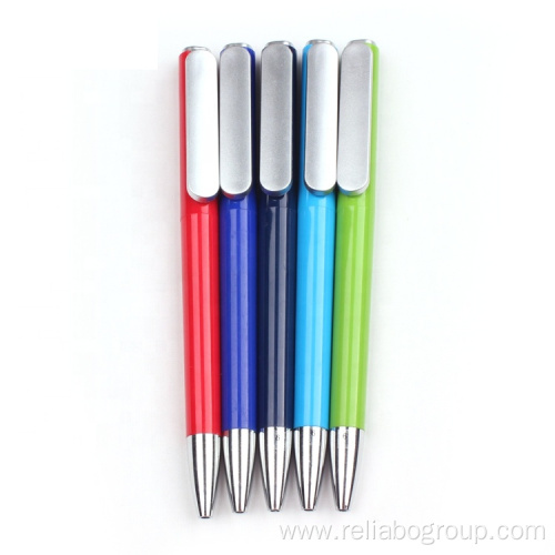 Popular Color Advertising Promotion Retractable Plastic Pen